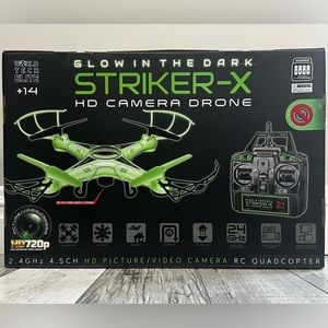 Striker-X Glow-In-The-Dark RC HD Camera Drone